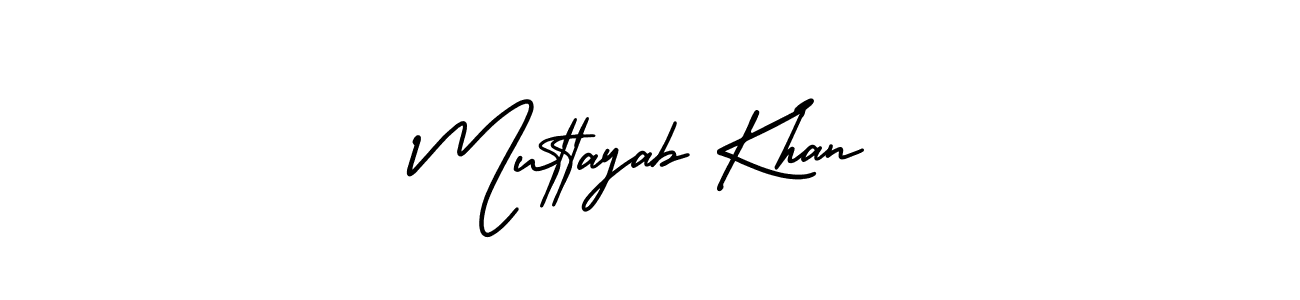 AmerikaSignatureDemo-Regular is a professional signature style that is perfect for those who want to add a touch of class to their signature. It is also a great choice for those who want to make their signature more unique. Get Muttayab Khan name to fancy signature for free. Muttayab Khan signature style 3 images and pictures png