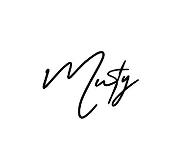 Make a beautiful signature design for name Muty. Use this online signature maker to create a handwritten signature for free. Muty signature style 3 images and pictures png