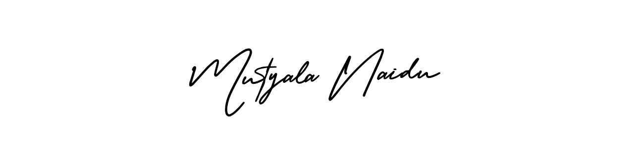 You can use this online signature creator to create a handwritten signature for the name Mutyala Naidu. This is the best online autograph maker. Mutyala Naidu signature style 3 images and pictures png