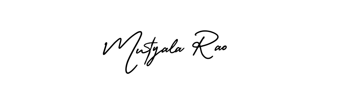 Also we have Mutyala Rao name is the best signature style. Create professional handwritten signature collection using AmerikaSignatureDemo-Regular autograph style. Mutyala Rao signature style 3 images and pictures png