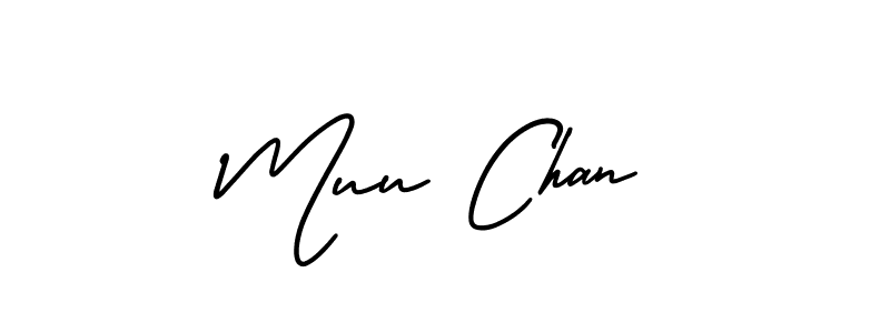 Make a short Muu Chan signature style. Manage your documents anywhere anytime using AmerikaSignatureDemo-Regular. Create and add eSignatures, submit forms, share and send files easily. Muu Chan signature style 3 images and pictures png