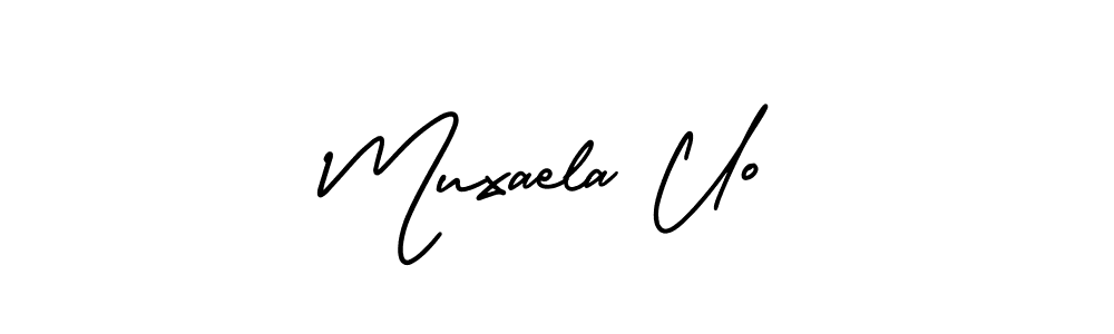 Muxaela Uo stylish signature style. Best Handwritten Sign (AmerikaSignatureDemo-Regular) for my name. Handwritten Signature Collection Ideas for my name Muxaela Uo. Muxaela Uo signature style 3 images and pictures png