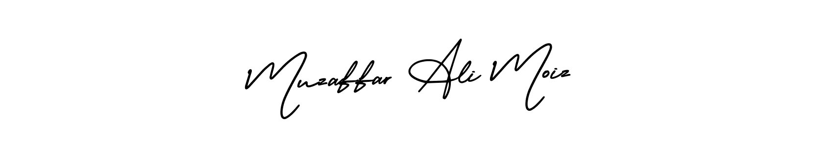 Also You can easily find your signature by using the search form. We will create Muzaffar Ali Moiz name handwritten signature images for you free of cost using AmerikaSignatureDemo-Regular sign style. Muzaffar Ali Moiz signature style 3 images and pictures png