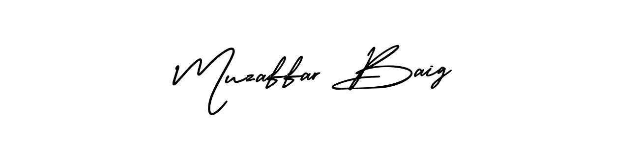 Use a signature maker to create a handwritten signature online. With this signature software, you can design (AmerikaSignatureDemo-Regular) your own signature for name Muzaffar Baig. Muzaffar Baig signature style 3 images and pictures png