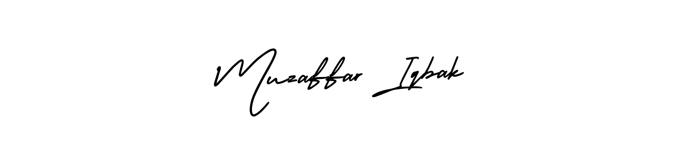 How to make Muzaffar Iqbak signature? AmerikaSignatureDemo-Regular is a professional autograph style. Create handwritten signature for Muzaffar Iqbak name. Muzaffar Iqbak signature style 3 images and pictures png