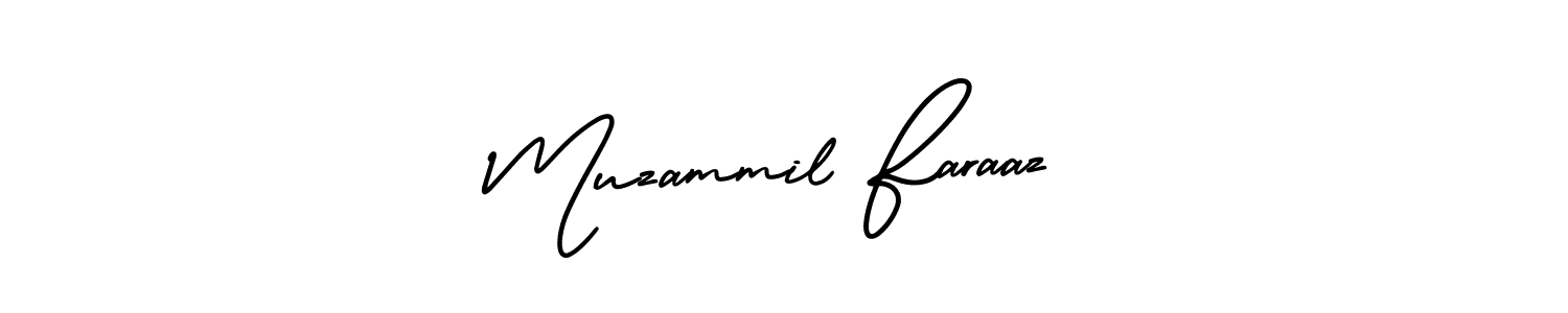 Also we have Muzammil Faraaz name is the best signature style. Create professional handwritten signature collection using AmerikaSignatureDemo-Regular autograph style. Muzammil Faraaz signature style 3 images and pictures png