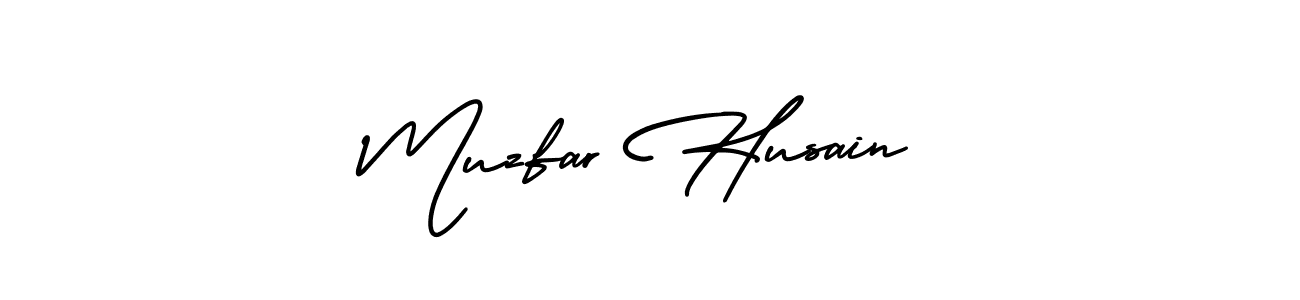 It looks lik you need a new signature style for name Muzfar Husain. Design unique handwritten (AmerikaSignatureDemo-Regular) signature with our free signature maker in just a few clicks. Muzfar Husain signature style 3 images and pictures png