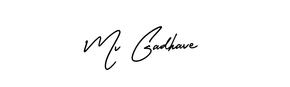 You can use this online signature creator to create a handwritten signature for the name Mv Gadhave. This is the best online autograph maker. Mv Gadhave signature style 3 images and pictures png