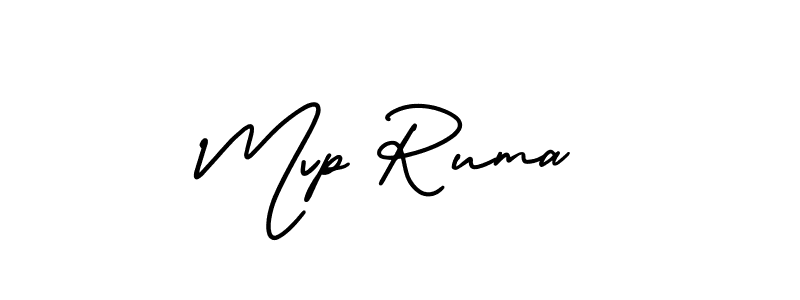 AmerikaSignatureDemo-Regular is a professional signature style that is perfect for those who want to add a touch of class to their signature. It is also a great choice for those who want to make their signature more unique. Get Mvp Ruma name to fancy signature for free. Mvp Ruma signature style 3 images and pictures png