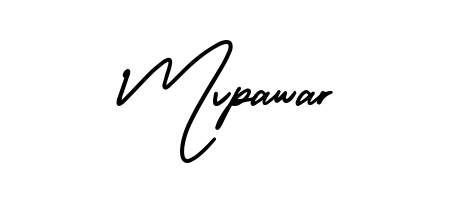 Discover the perfect balance of readability and style for Mvpawar with AmerikaSignatureDemo-Regular font. Create your dream signature today. Mvpawar signature style 3 images and pictures png