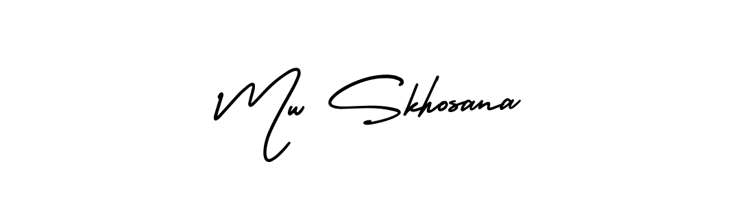 Use a signature maker to create a handwritten signature online. With this signature software, you can design (AmerikaSignatureDemo-Regular) your own signature for name Mw Skhosana. Mw Skhosana signature style 3 images and pictures png