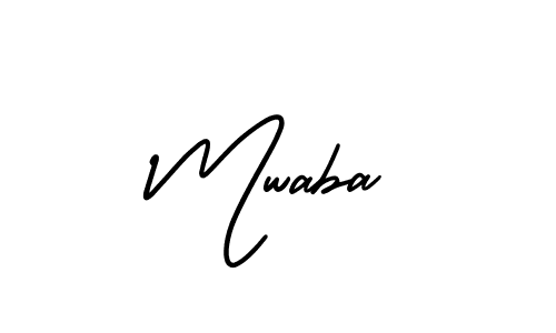 How to Draw Mwaba signature style? AmerikaSignatureDemo-Regular is a latest design signature styles for name Mwaba. Mwaba signature style 3 images and pictures png