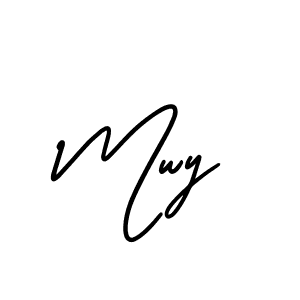 if you are searching for the best signature style for your name Mwy. so please give up your signature search. here we have designed multiple signature styles  using AmerikaSignatureDemo-Regular. Mwy signature style 3 images and pictures png