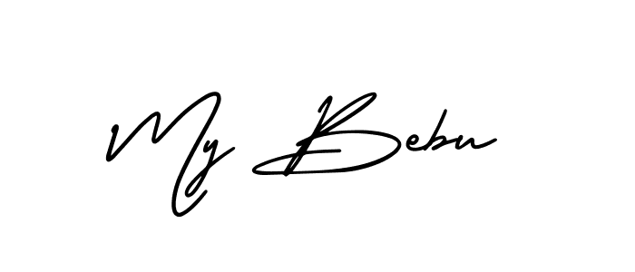 Once you've used our free online signature maker to create your best signature AmerikaSignatureDemo-Regular style, it's time to enjoy all of the benefits that My Bebu name signing documents. My Bebu signature style 3 images and pictures png