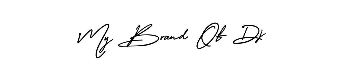 Design your own signature with our free online signature maker. With this signature software, you can create a handwritten (AmerikaSignatureDemo-Regular) signature for name My Brand Of Dj. My Brand Of Dj signature style 3 images and pictures png