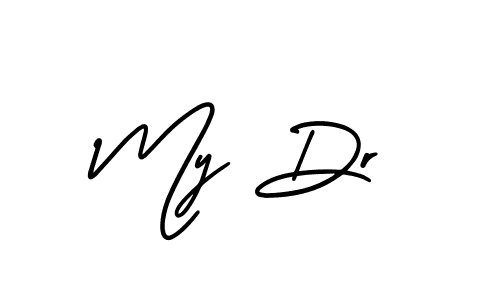 How to Draw My Dr signature style? AmerikaSignatureDemo-Regular is a latest design signature styles for name My Dr. My Dr signature style 3 images and pictures png