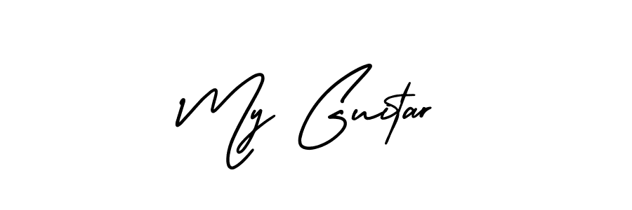 Check out images of Autograph of My Guitar name. Actor My Guitar Signature Style. AmerikaSignatureDemo-Regular is a professional sign style online. My Guitar signature style 3 images and pictures png