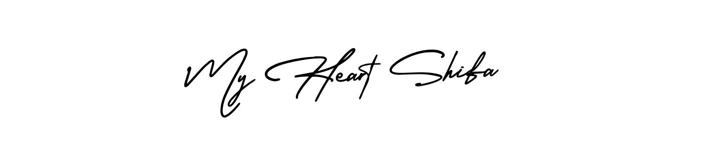 See photos of My Heart Shifa official signature by Spectra . Check more albums & portfolios. Read reviews & check more about AmerikaSignatureDemo-Regular font. My Heart Shifa signature style 3 images and pictures png