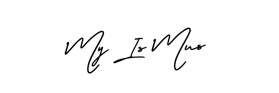 Also we have My Is Mus name is the best signature style. Create professional handwritten signature collection using AmerikaSignatureDemo-Regular autograph style. My Is Mus signature style 3 images and pictures png
