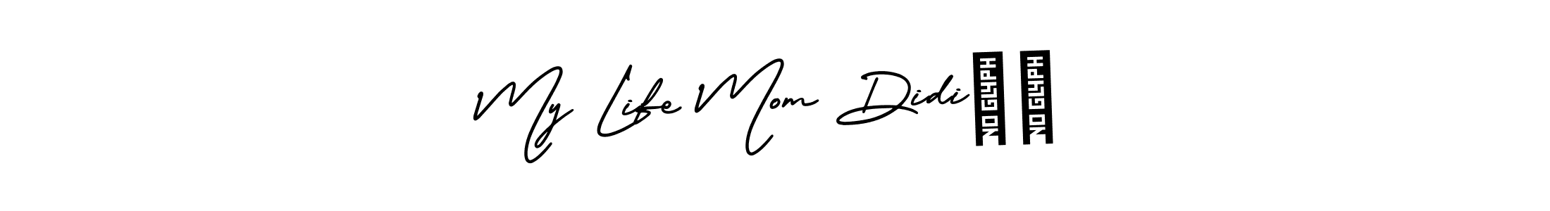 You can use this online signature creator to create a handwritten signature for the name My Life Mom Didi❤️. This is the best online autograph maker. My Life Mom Didi❤️ signature style 3 images and pictures png