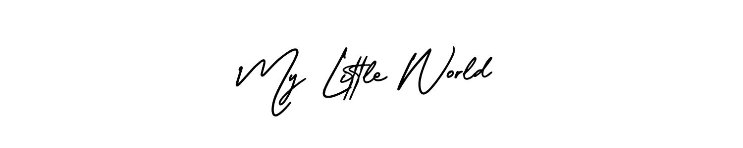 Make a beautiful signature design for name My Little World. Use this online signature maker to create a handwritten signature for free. My Little World signature style 3 images and pictures png