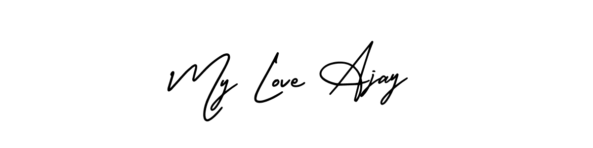 Best and Professional Signature Style for My Love Ajay. AmerikaSignatureDemo-Regular Best Signature Style Collection. My Love Ajay signature style 3 images and pictures png