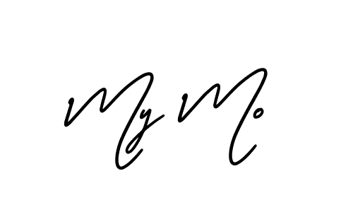 Also You can easily find your signature by using the search form. We will create My Mo name handwritten signature images for you free of cost using AmerikaSignatureDemo-Regular sign style. My Mo signature style 3 images and pictures png