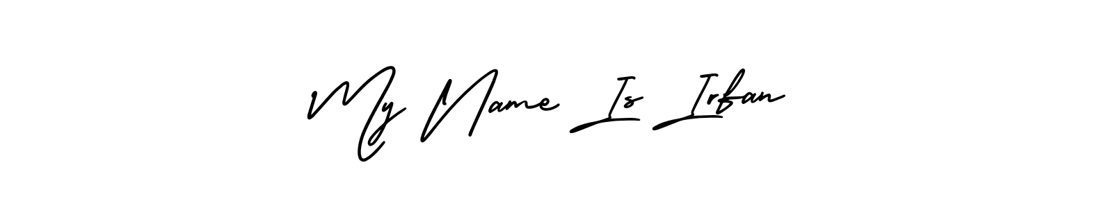 You can use this online signature creator to create a handwritten signature for the name My Name Is Irfan. This is the best online autograph maker. My Name Is Irfan signature style 3 images and pictures png