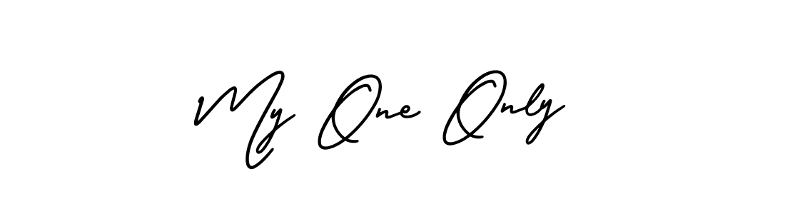 This is the best signature style for the My One Only name. Also you like these signature font (AmerikaSignatureDemo-Regular). Mix name signature. My One Only signature style 3 images and pictures png