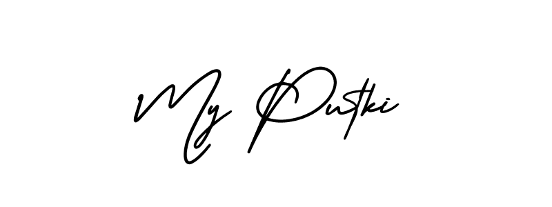 See photos of My Putki official signature by Spectra . Check more albums & portfolios. Read reviews & check more about AmerikaSignatureDemo-Regular font. My Putki signature style 3 images and pictures png