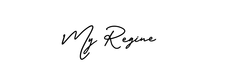 Best and Professional Signature Style for My Regine. AmerikaSignatureDemo-Regular Best Signature Style Collection. My Regine signature style 3 images and pictures png