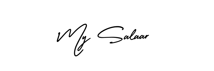 Make a short My Salaar signature style. Manage your documents anywhere anytime using AmerikaSignatureDemo-Regular. Create and add eSignatures, submit forms, share and send files easily. My Salaar signature style 3 images and pictures png