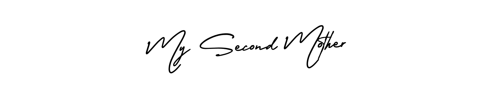 Also You can easily find your signature by using the search form. We will create My Second Mother name handwritten signature images for you free of cost using AmerikaSignatureDemo-Regular sign style. My Second Mother signature style 3 images and pictures png
