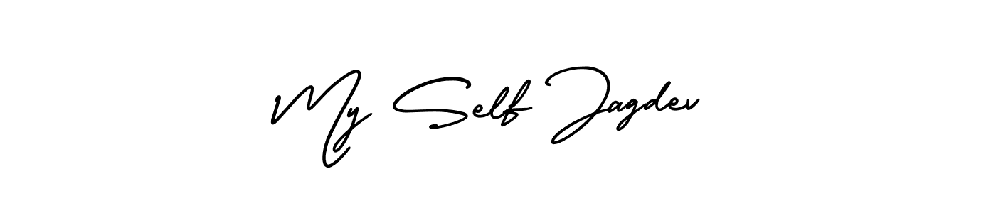 Create a beautiful signature design for name My Self Jagdev. With this signature (AmerikaSignatureDemo-Regular) fonts, you can make a handwritten signature for free. My Self Jagdev signature style 3 images and pictures png