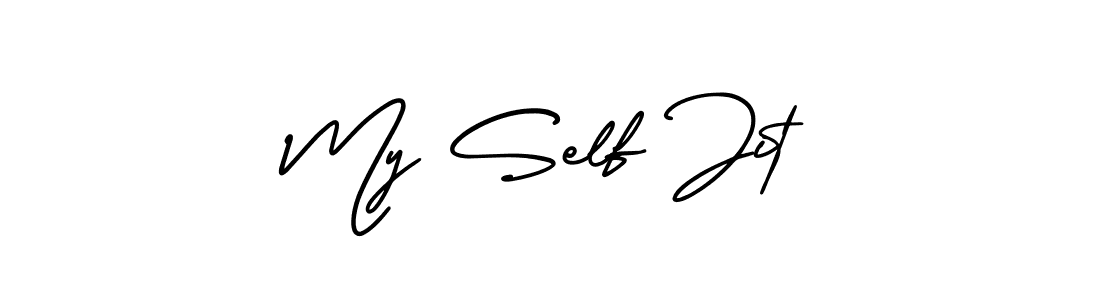 Also we have My Self Jit name is the best signature style. Create professional handwritten signature collection using AmerikaSignatureDemo-Regular autograph style. My Self Jit signature style 3 images and pictures png
