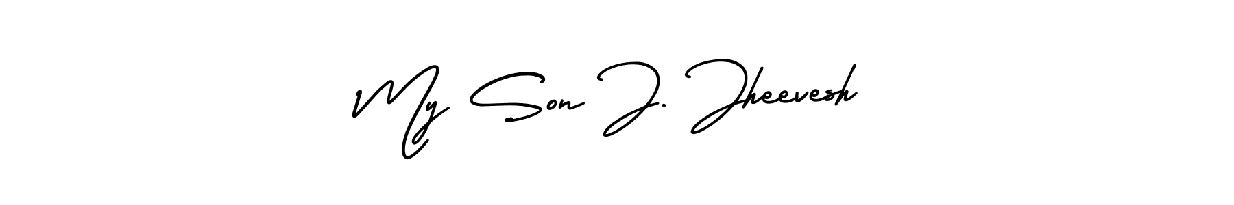 How to Draw My Son J. Jheevesh signature style? AmerikaSignatureDemo-Regular is a latest design signature styles for name My Son J. Jheevesh. My Son J. Jheevesh signature style 3 images and pictures png