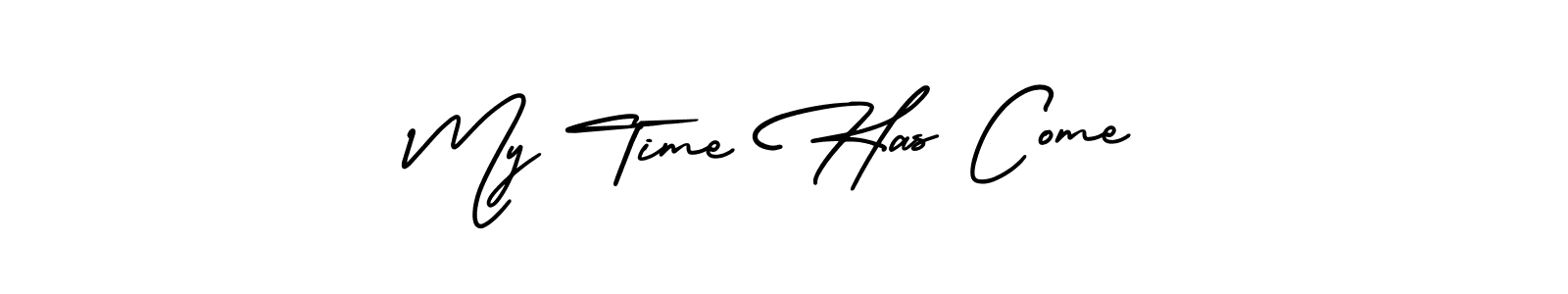 Also we have My Time Has Come name is the best signature style. Create professional handwritten signature collection using AmerikaSignatureDemo-Regular autograph style. My Time Has Come signature style 3 images and pictures png
