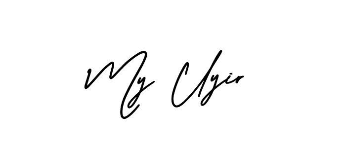 Best and Professional Signature Style for My Uyir. AmerikaSignatureDemo-Regular Best Signature Style Collection. My Uyir signature style 3 images and pictures png