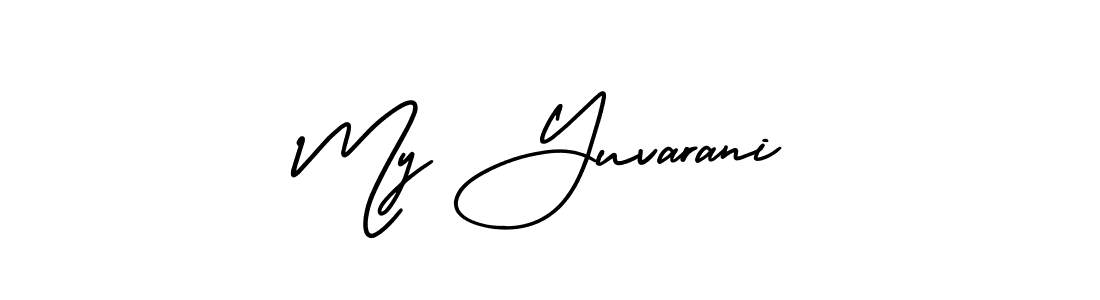 Here are the top 10 professional signature styles for the name My Yuvarani. These are the best autograph styles you can use for your name. My Yuvarani signature style 3 images and pictures png