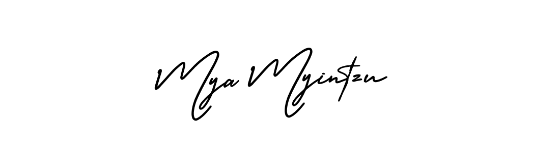 Here are the top 10 professional signature styles for the name Mya Myintzu. These are the best autograph styles you can use for your name. Mya Myintzu signature style 3 images and pictures png