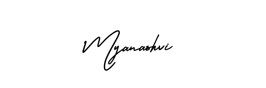 It looks lik you need a new signature style for name Myanashvi. Design unique handwritten (AmerikaSignatureDemo-Regular) signature with our free signature maker in just a few clicks. Myanashvi signature style 3 images and pictures png