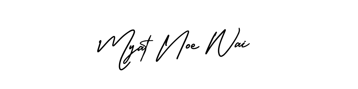 Best and Professional Signature Style for Myat Noe Wai. AmerikaSignatureDemo-Regular Best Signature Style Collection. Myat Noe Wai signature style 3 images and pictures png