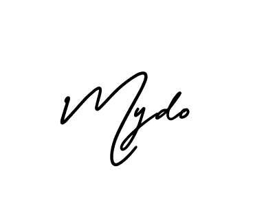 Mydo stylish signature style. Best Handwritten Sign (AmerikaSignatureDemo-Regular) for my name. Handwritten Signature Collection Ideas for my name Mydo. Mydo signature style 3 images and pictures png