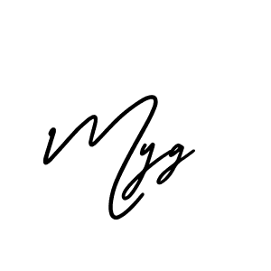 Make a beautiful signature design for name Myg. Use this online signature maker to create a handwritten signature for free. Myg signature style 3 images and pictures png