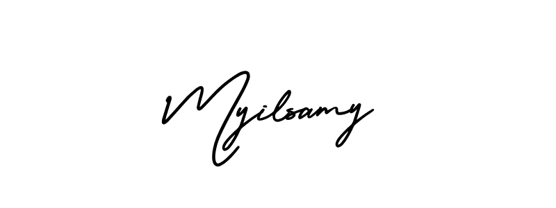 This is the best signature style for the Myilsamy name. Also you like these signature font (AmerikaSignatureDemo-Regular). Mix name signature. Myilsamy signature style 3 images and pictures png