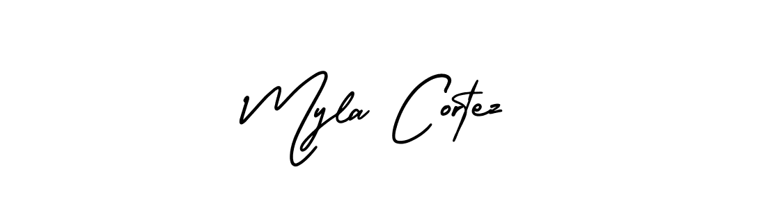 Also we have Myla Cortez name is the best signature style. Create professional handwritten signature collection using AmerikaSignatureDemo-Regular autograph style. Myla Cortez signature style 3 images and pictures png