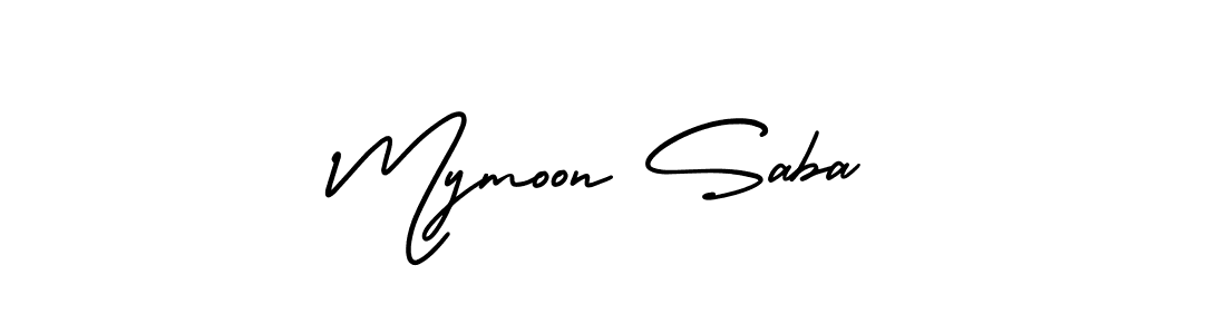 Check out images of Autograph of Mymoon Saba name. Actor Mymoon Saba Signature Style. AmerikaSignatureDemo-Regular is a professional sign style online. Mymoon Saba signature style 3 images and pictures png