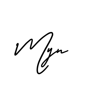 if you are searching for the best signature style for your name Myn. so please give up your signature search. here we have designed multiple signature styles  using AmerikaSignatureDemo-Regular. Myn signature style 3 images and pictures png