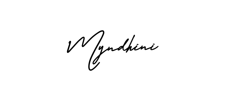 It looks lik you need a new signature style for name Myndhini. Design unique handwritten (AmerikaSignatureDemo-Regular) signature with our free signature maker in just a few clicks. Myndhini signature style 3 images and pictures png