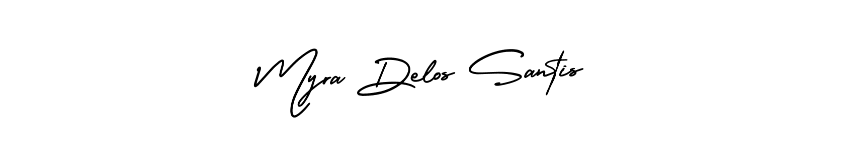 if you are searching for the best signature style for your name Myra Delos Santis. so please give up your signature search. here we have designed multiple signature styles  using AmerikaSignatureDemo-Regular. Myra Delos Santis signature style 3 images and pictures png